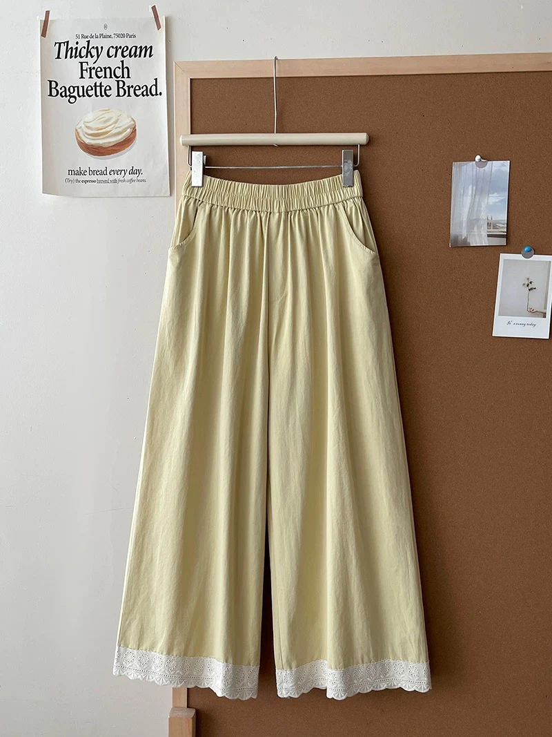 99802韩版新款百搭休闲阔腿裤 长89