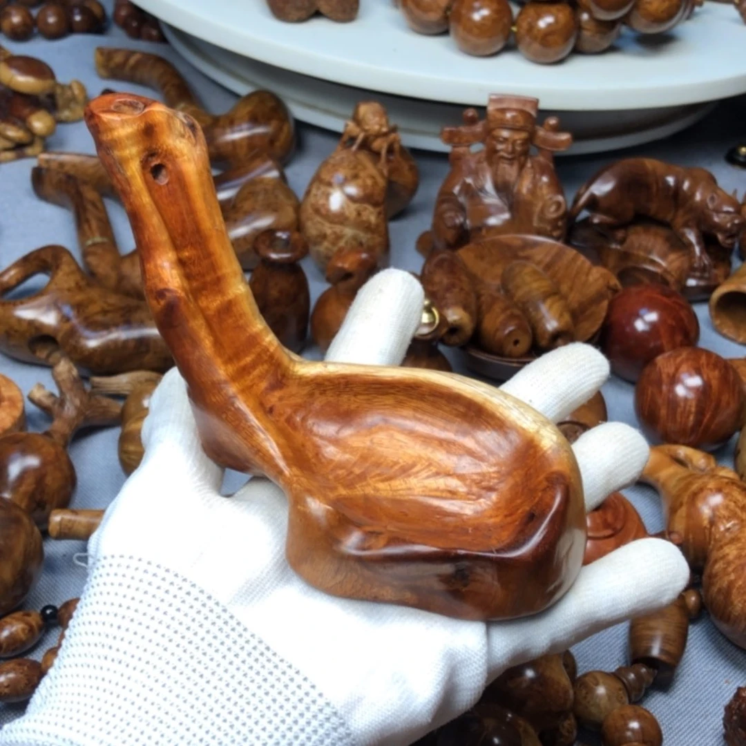 【闪购商品】木麻梨疙瘩火琉璃手把件