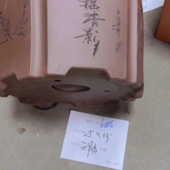 紫砂花盆花卉工艺