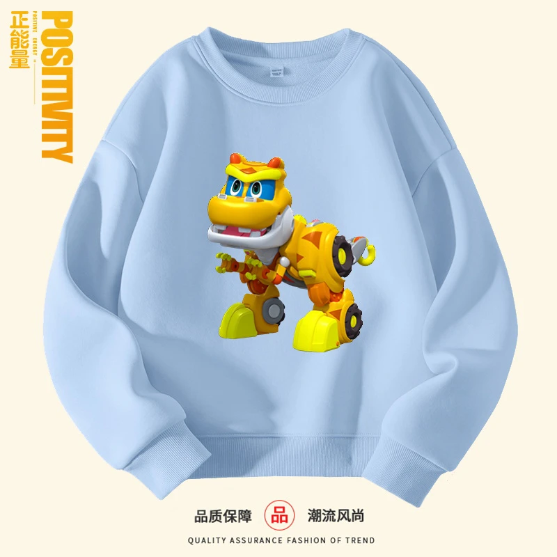 帮帮龙出动秋季儿童装洋帅气卡通动漫长袖衣服男女童卫衣上衣外套