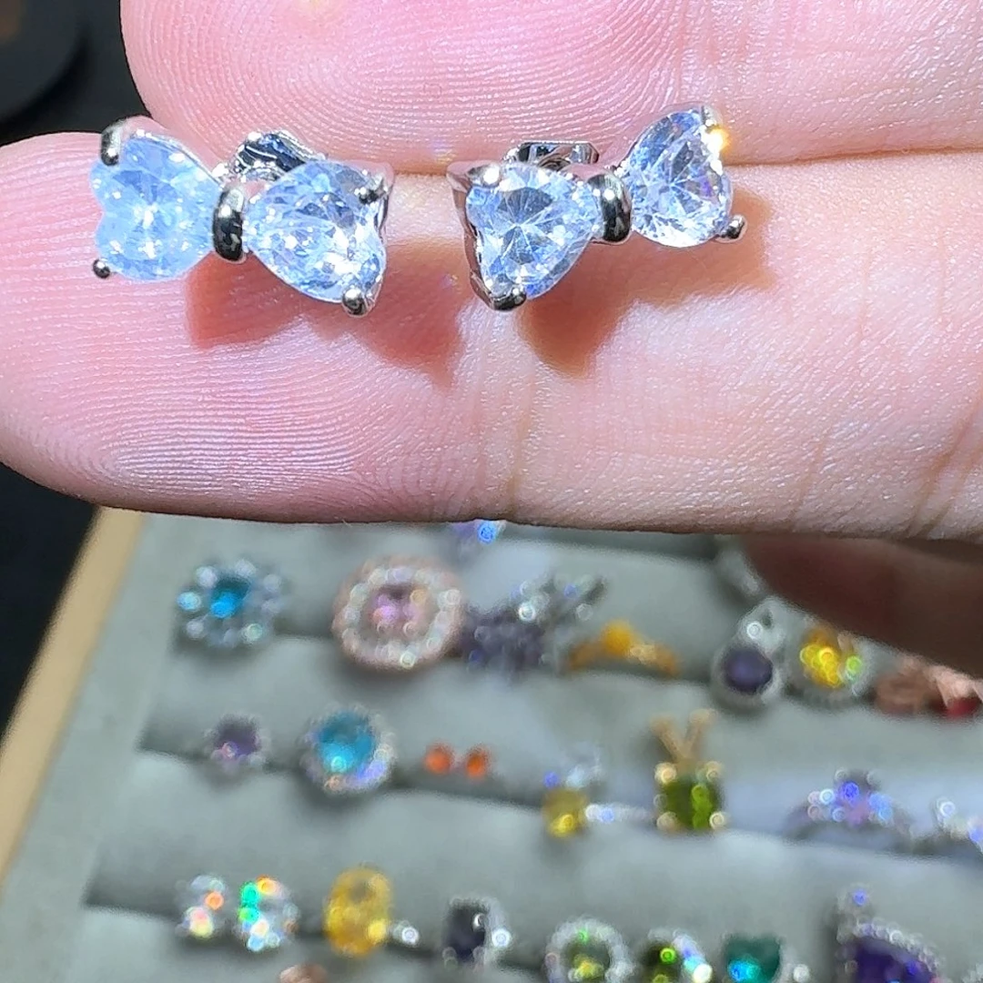 托帕石戒指银S925镶嵌