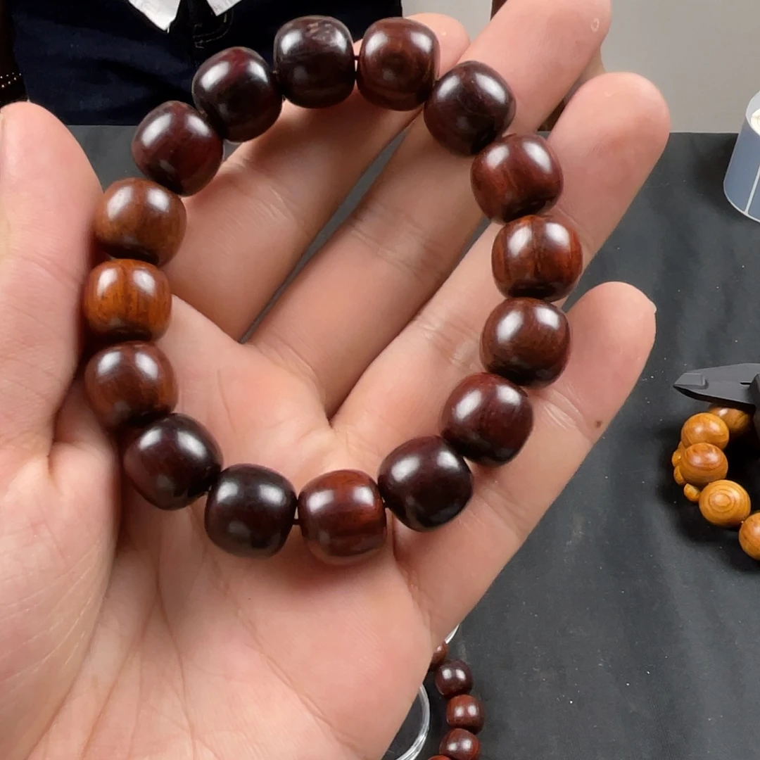 普****小叶紫檀手串/手链微瑕 1314