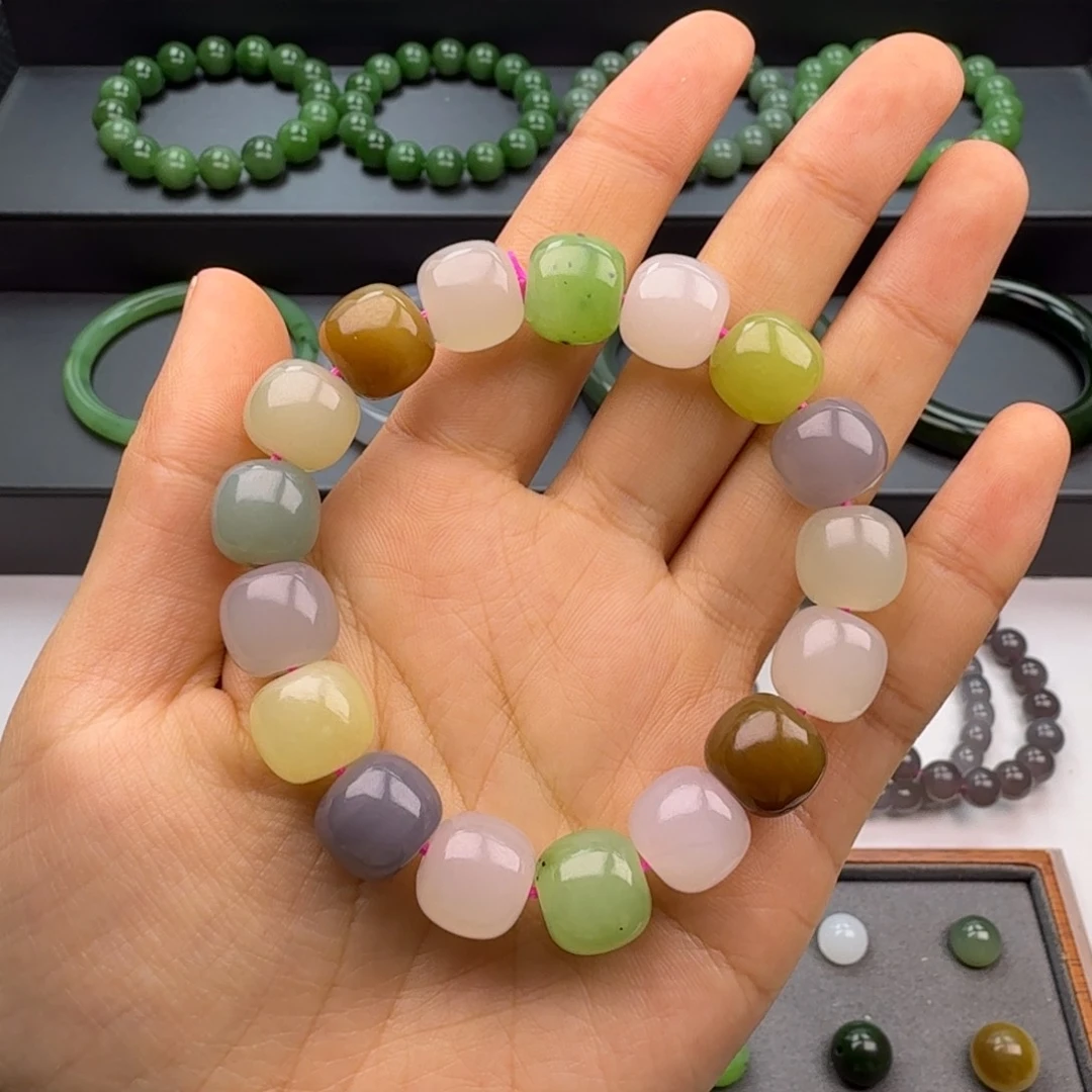 和田玉手串未镶嵌