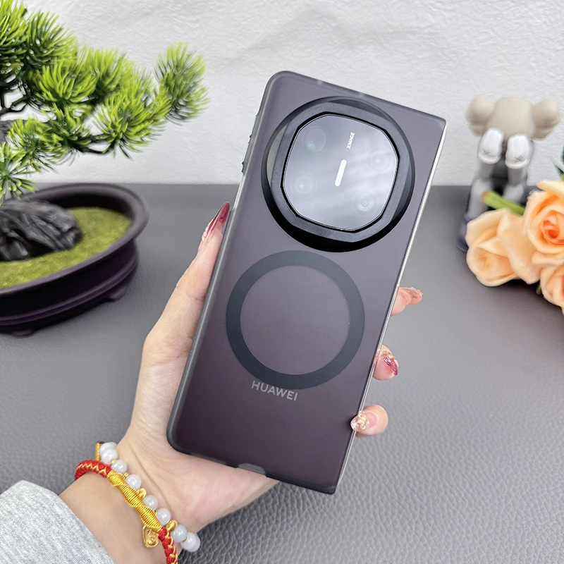 适用华为matex6手机壳新款磨砂x6典藏版磁吸无线充高档潮牌外壳