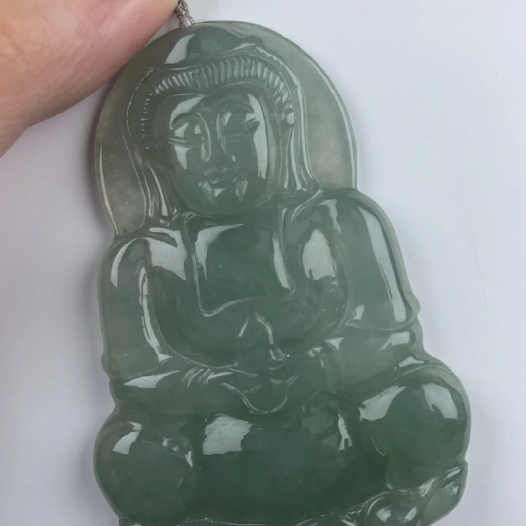 颈饰未镶嵌翡翠观音