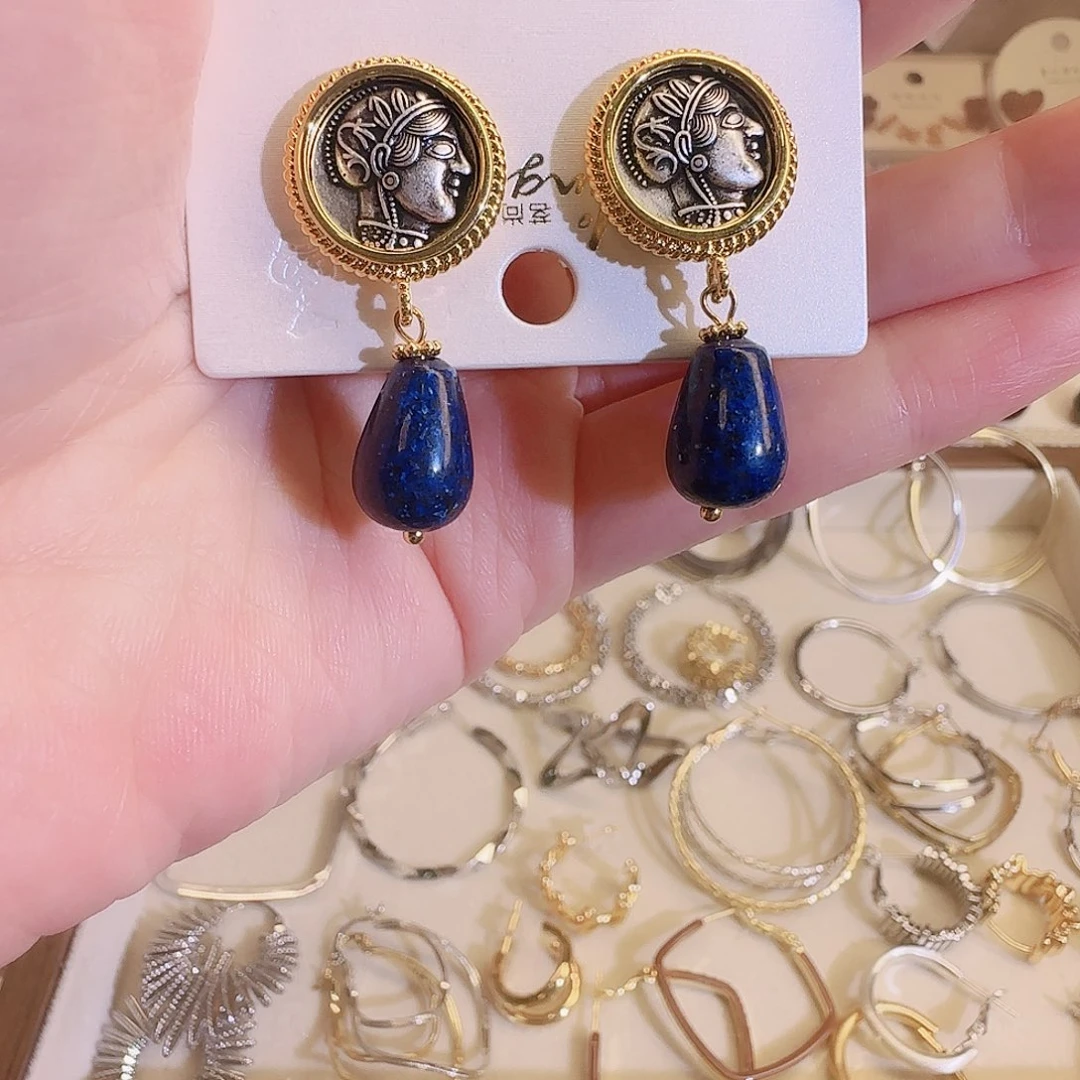 仿珍珠铜合金925银耳钉