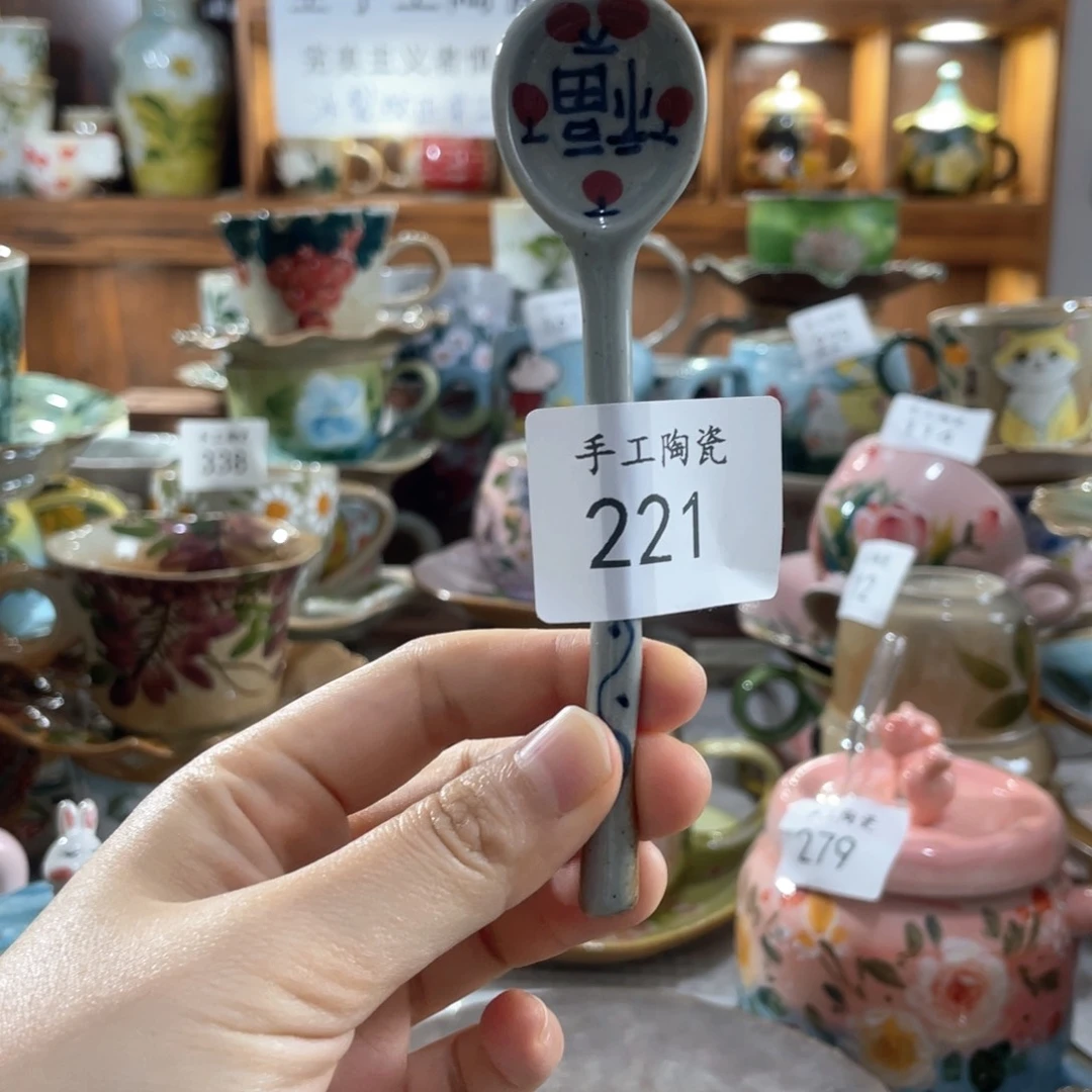 景德镇手工陶瓷勺221