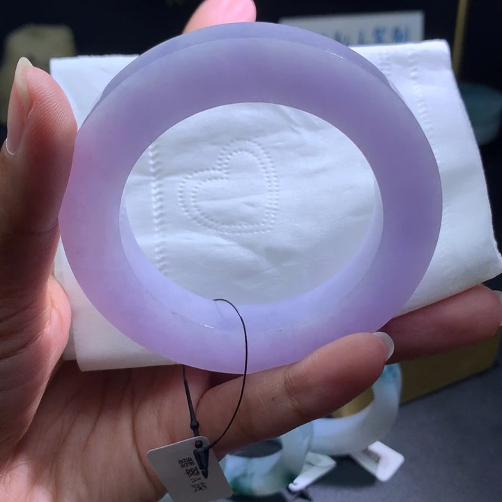 定制翡翠未镶嵌紫罗兰