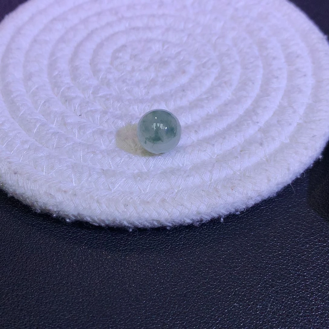 散珠翡翠天然缅甸翡翠翡翠卡11.4飘绿