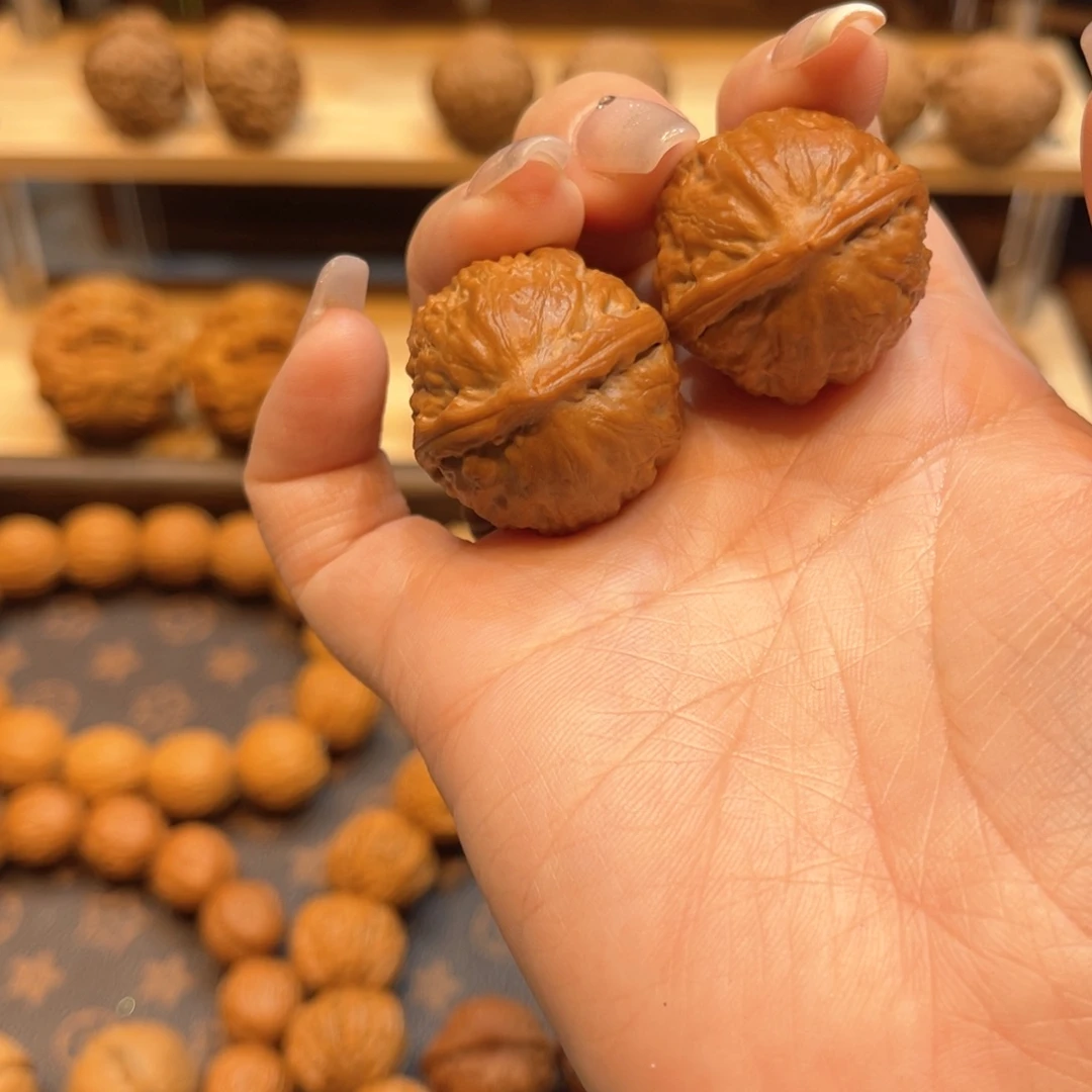 文玩核桃把件小肉墩儿手捻