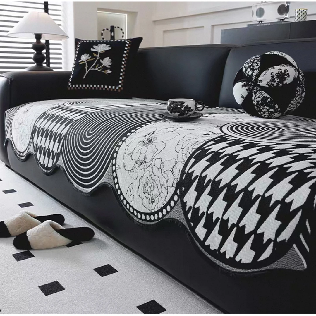 【吉祥如意】沙发垫四季通用2025款新款防滑垫沙发坐垫防滑盖布巾