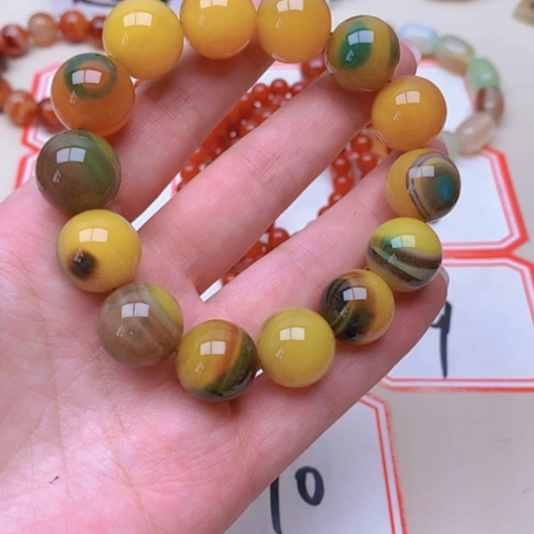 【闪购商品】未镶嵌玛瑙/玉髓珠宝半成品绿*阳