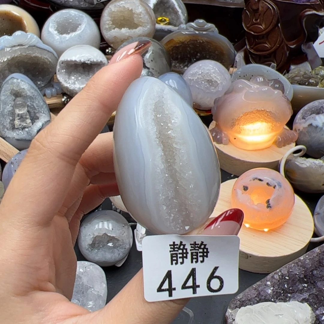未镶嵌大型摆件（非配饰）水晶米**猫446