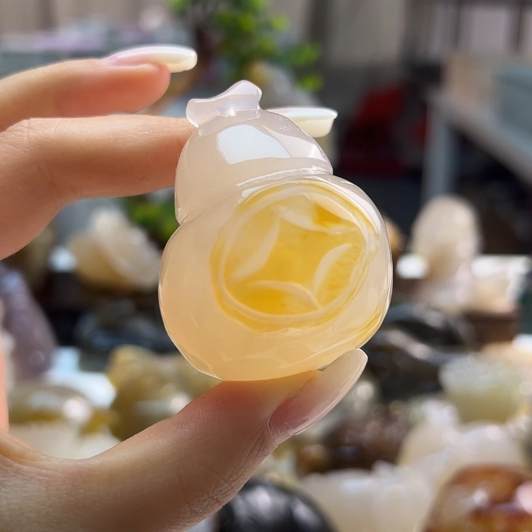 玛瑙/玉髓未镶嵌吊坠(不含链)