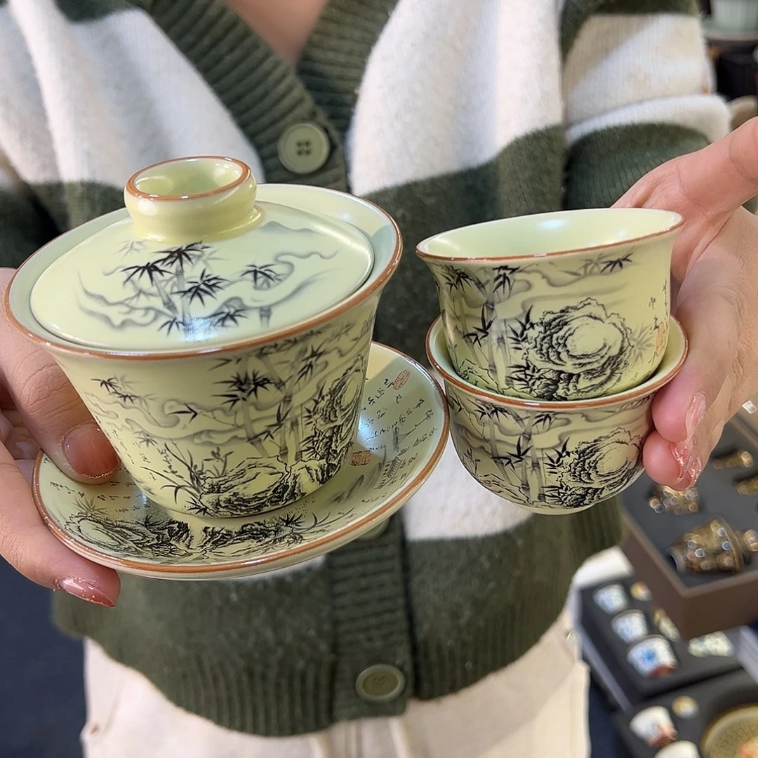 盖碗很漂亮我很喜欢