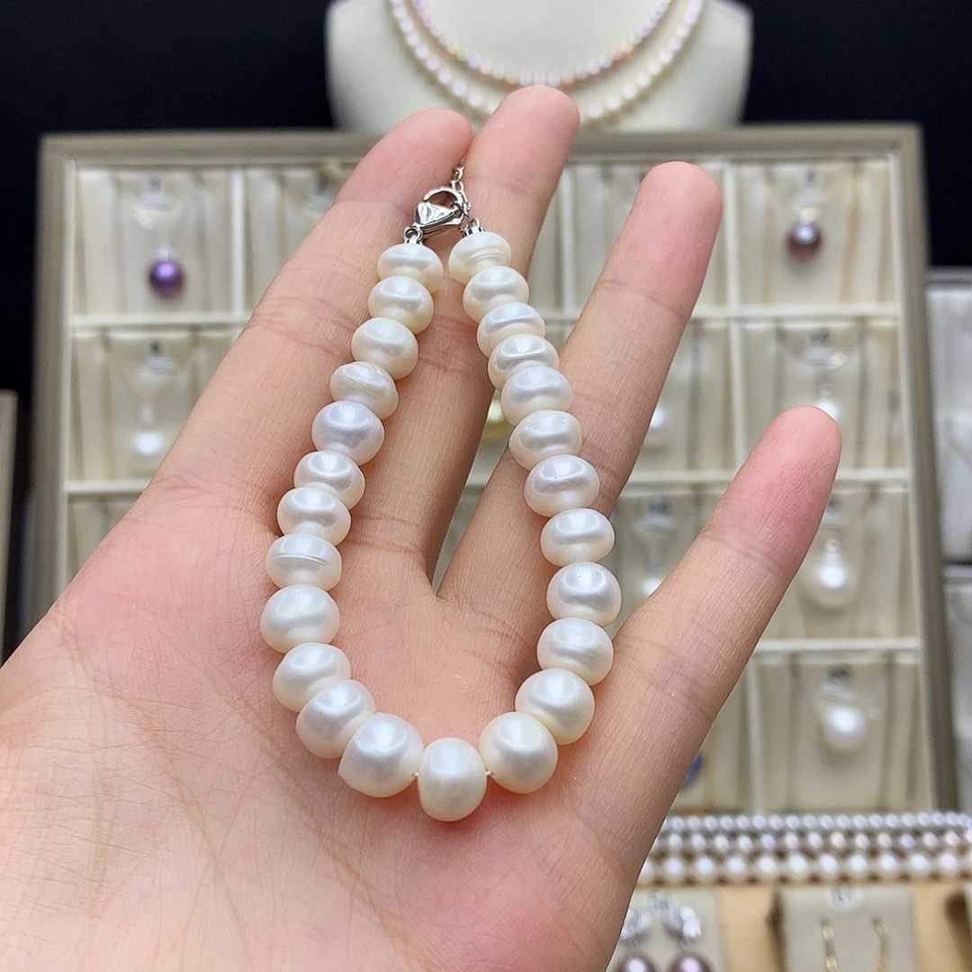 合金淡水珍珠颈饰