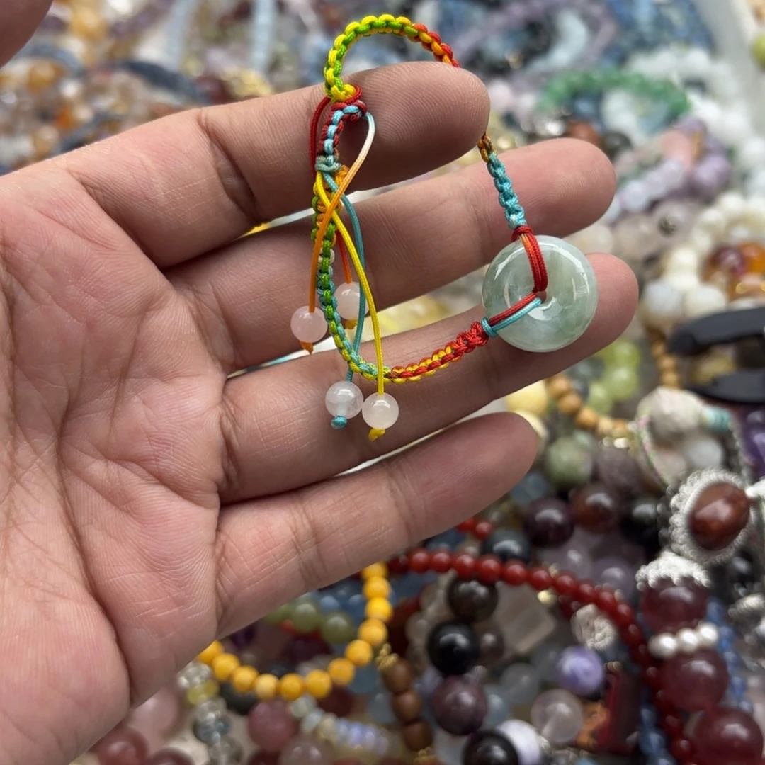 水晶银S925镶嵌手链