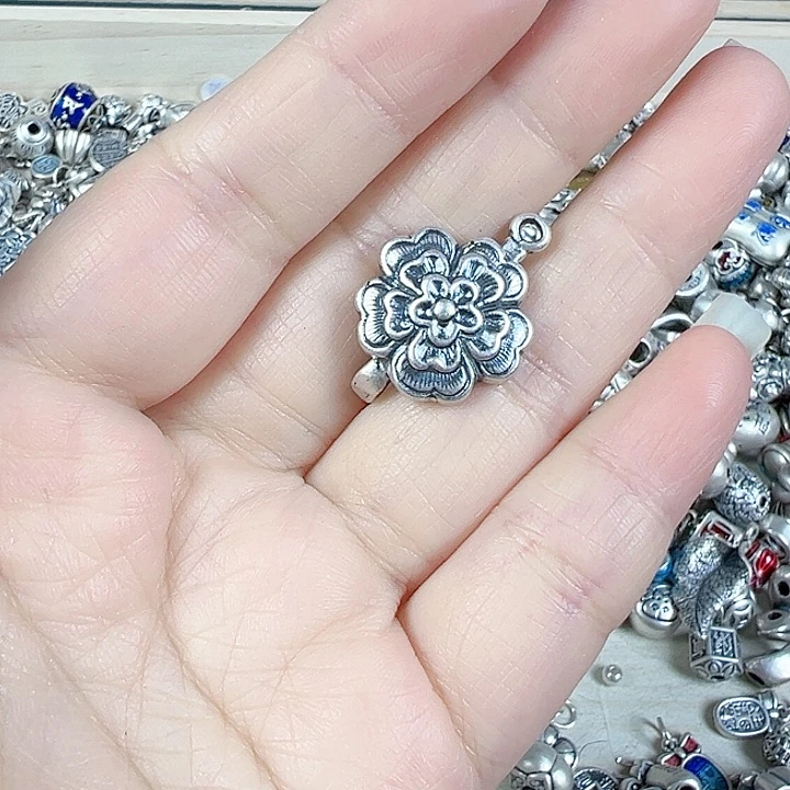 珐琅足银足银999配件