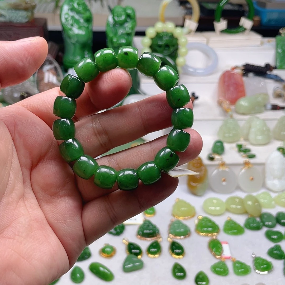 未镶嵌手链和田玉（碧玉）