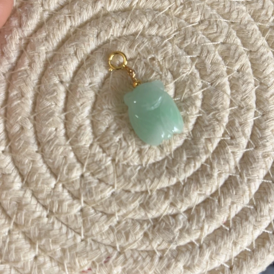 翡翠未镶嵌手链有瑕