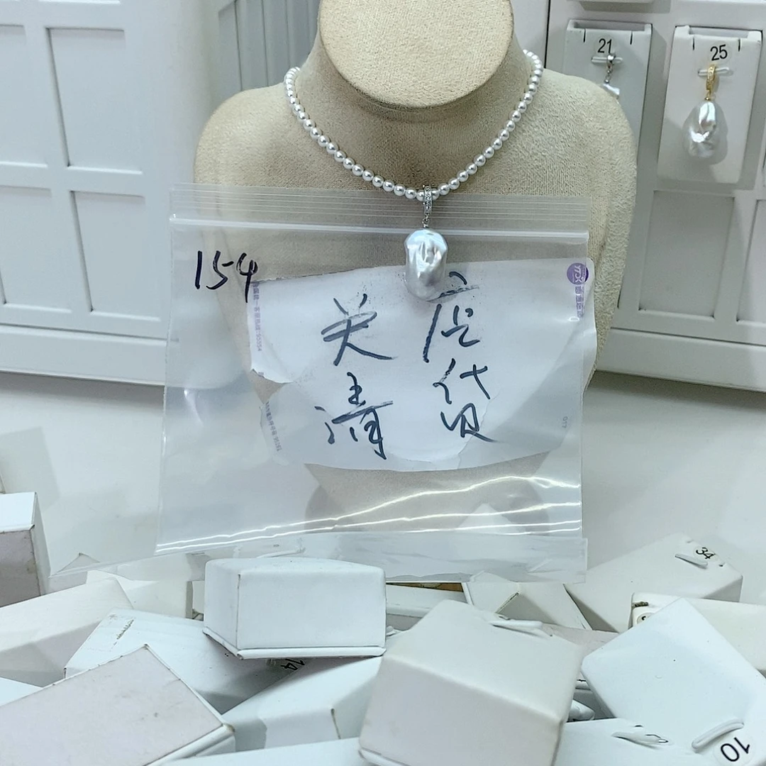淡水珍珠颈饰合金