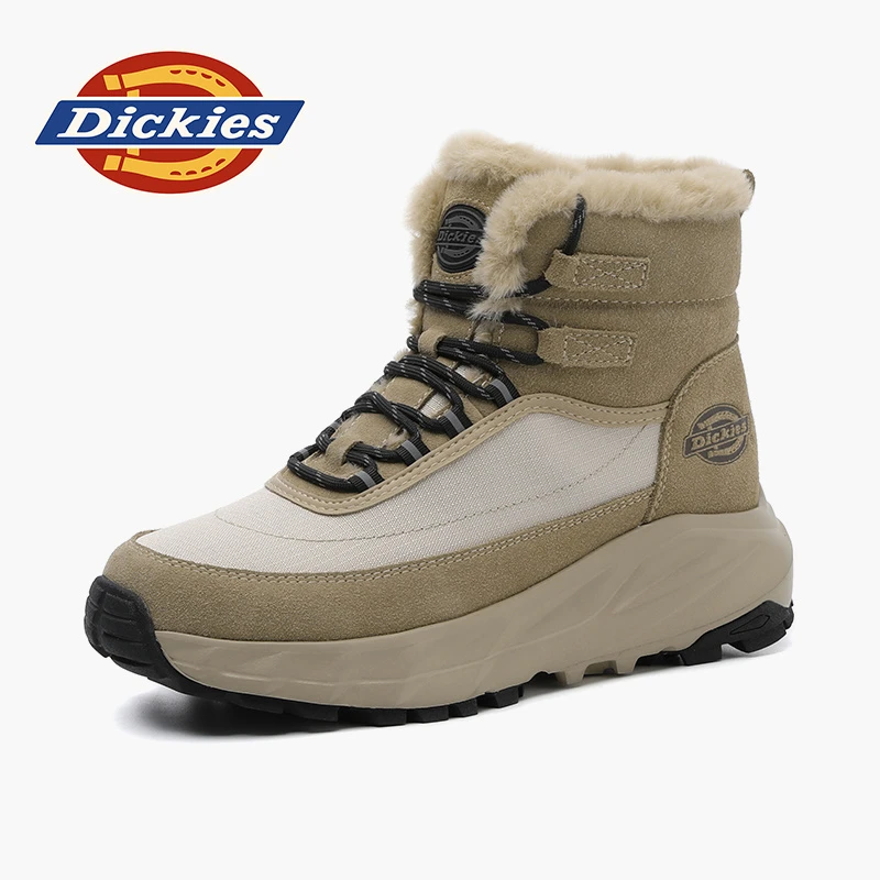 Dickies休闲鞋男士冬季防滑雪地靴防滑时尚雪地靴厚底加厚保暖