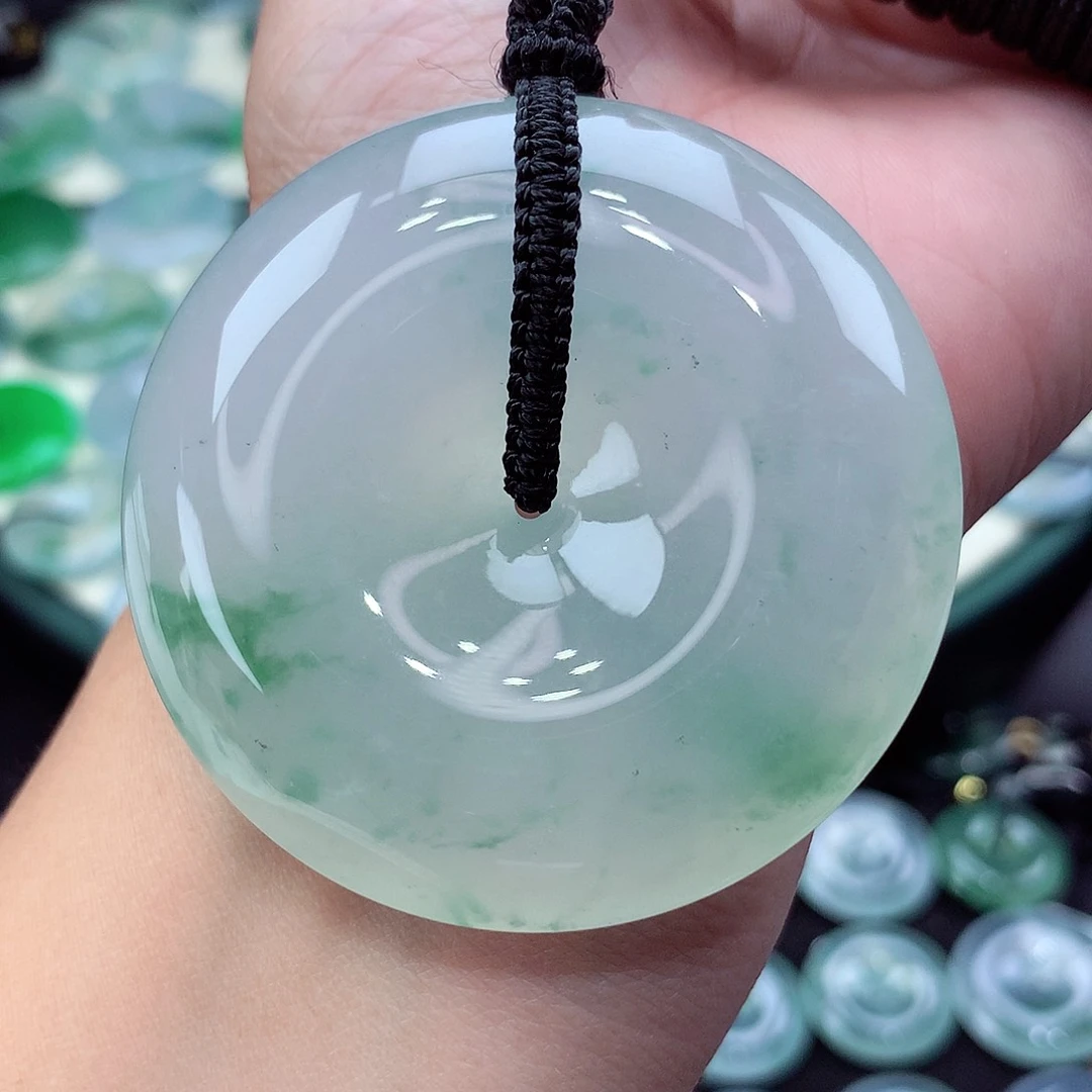 颈饰未镶嵌翡翠编号72尺寸54.3-13.9