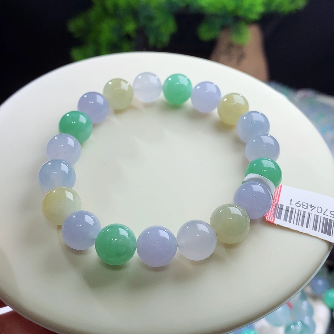 未镶嵌手串翡翠卡10mm