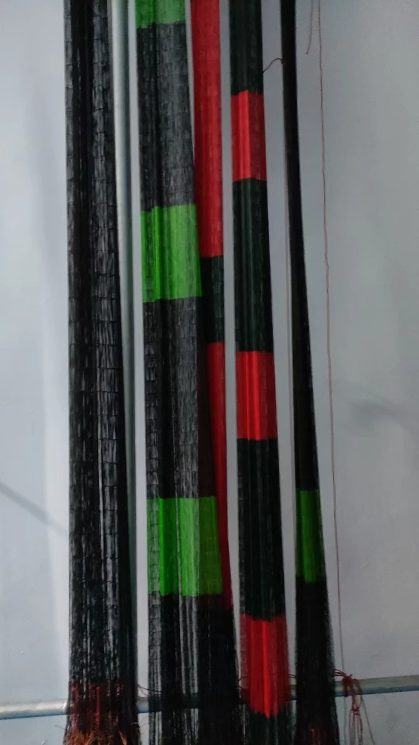 大力马线6公分网眼 4米左右高 1.5+2号线铅坠子全网8斤重手工双扣