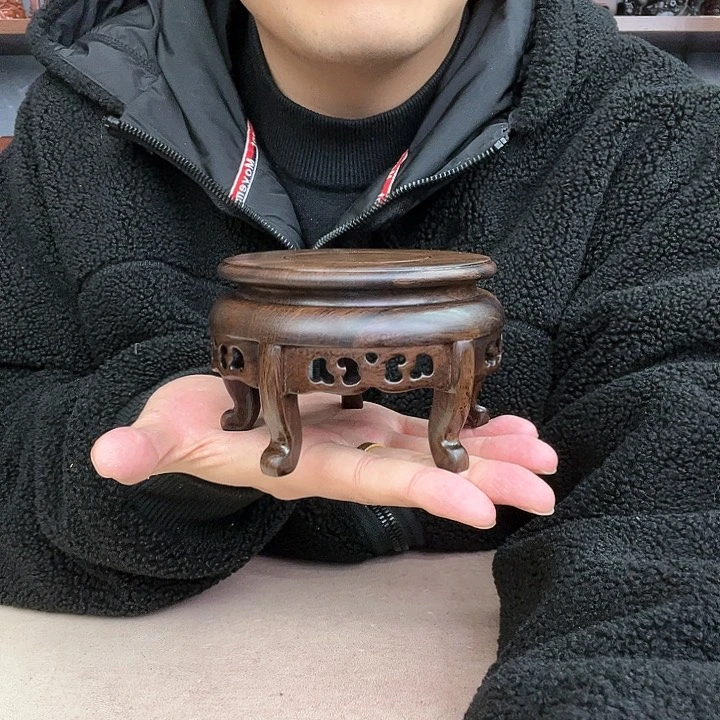 乌木类端景台小李子红木工艺品