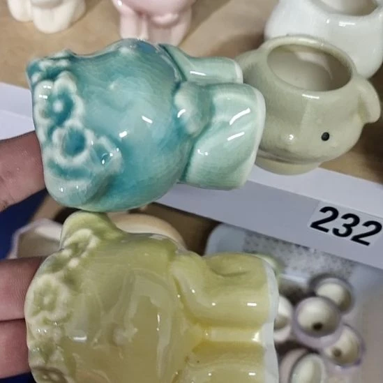 微瑕陶瓷花盆满12包邮