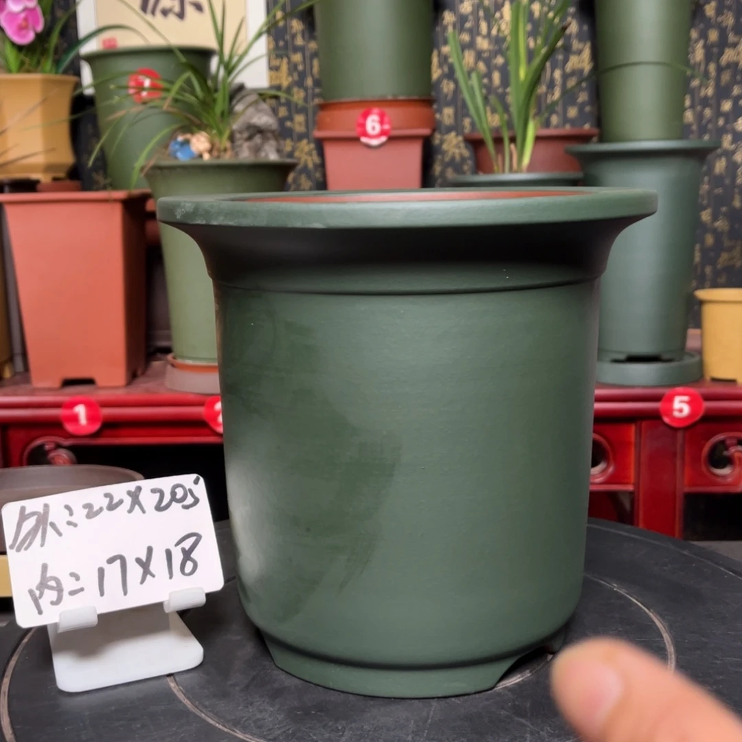 紫砂花盆紫砂花盆