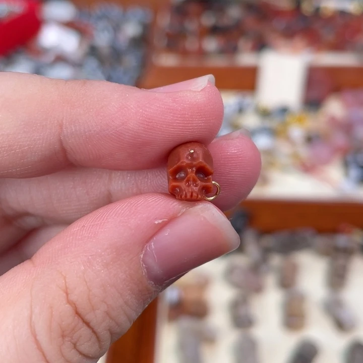 南红玛瑙未镶嵌颈饰