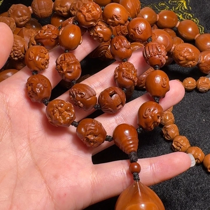 爱***你橄榄核手串/手链橄榄核雕