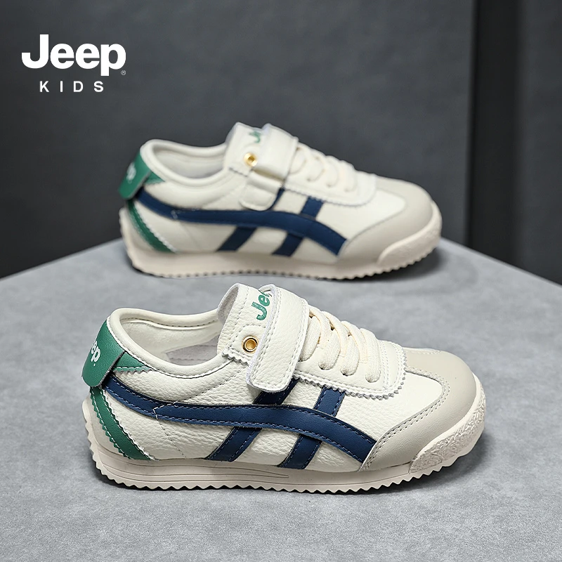 jeep童鞋儿童板鞋阿甘鞋2025冬季新款加绒棉鞋男童运动鞋女童鞋子