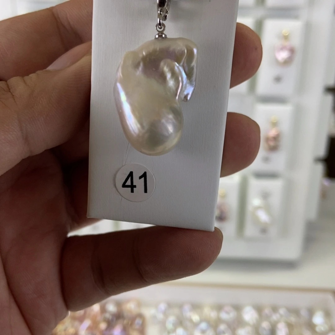 吊坠(不含链)合金淡水珍珠