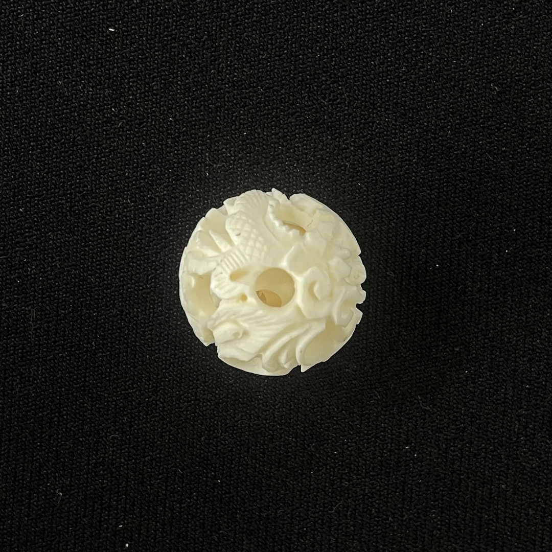 PK55 鬼工球珠 只做天然猛犸牙