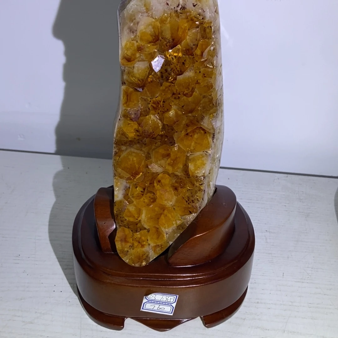 大型摆件（非配饰）未镶嵌黄晶琪