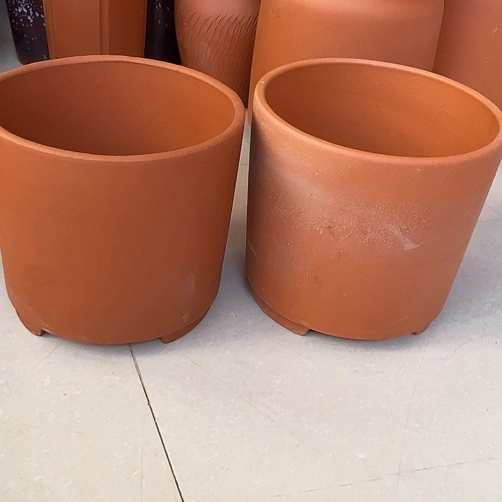 粗陶红陶绿植花盆838