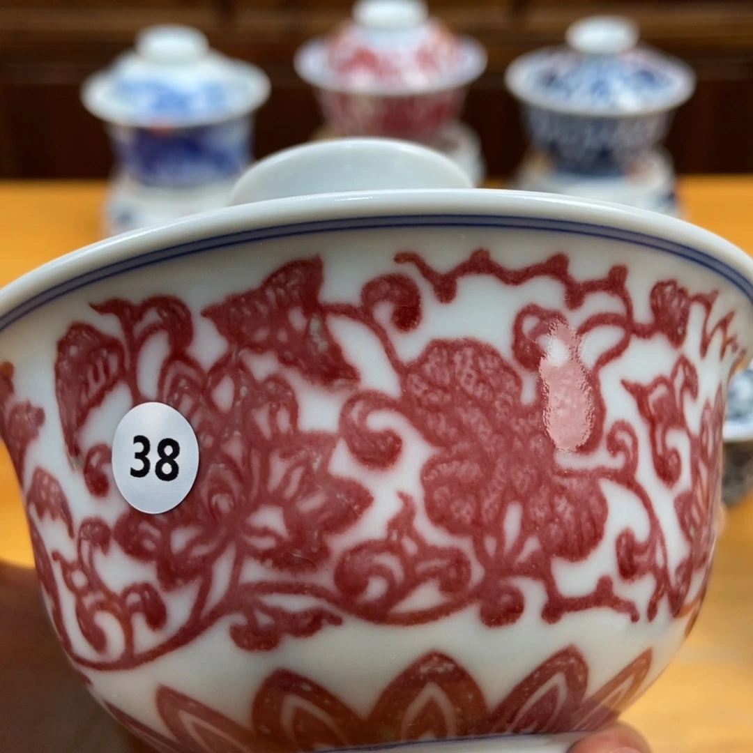 手绘现代茶具非古董