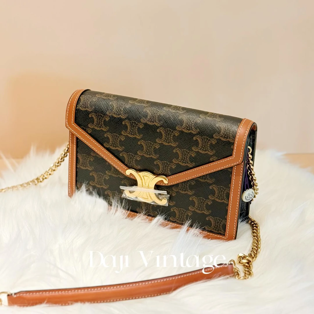 大吉中古/Celine瑟琳信封斜挎包