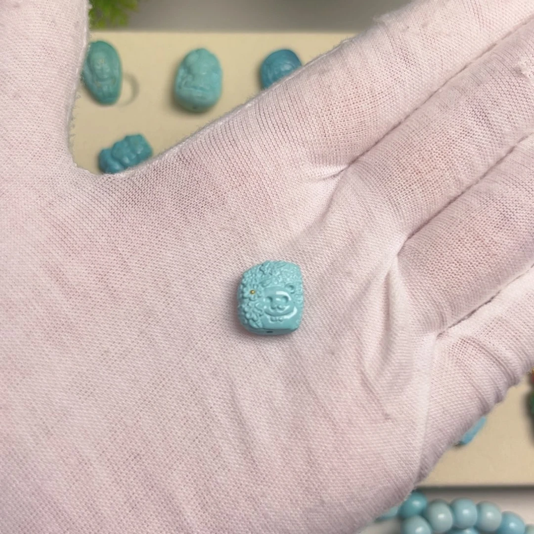 绿松石合金吊坠(不含链)