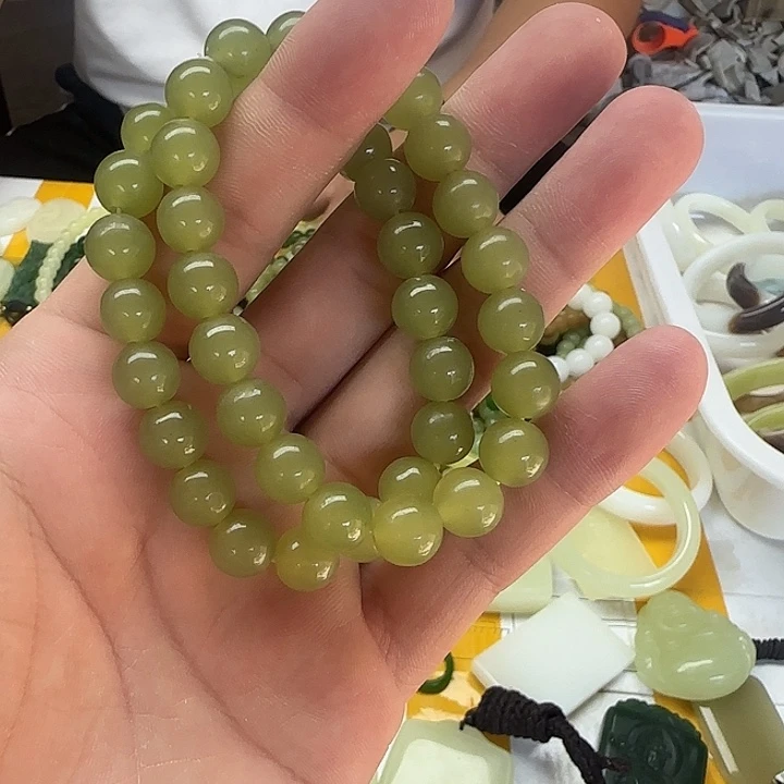 玉泽福利卡10黄口手串