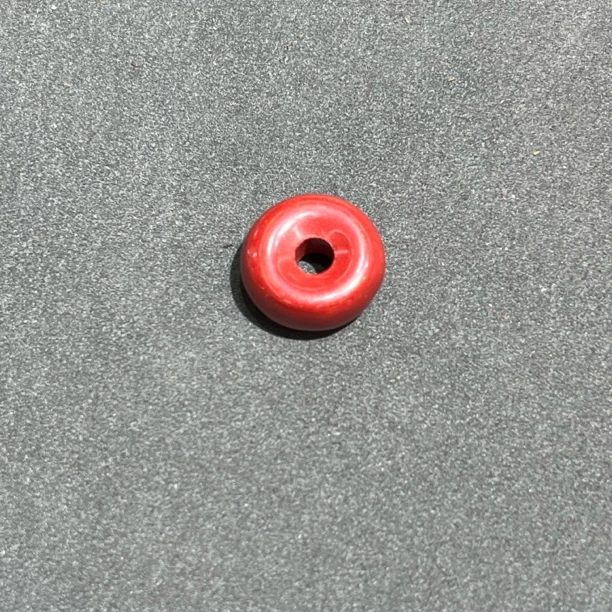 含辰砂工艺品7267-帝王砂平安扣吊坠不带链15mm