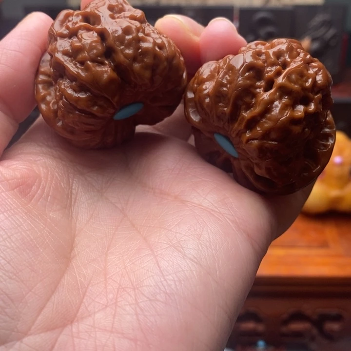 文玩核桃把件蛙蛙蛙