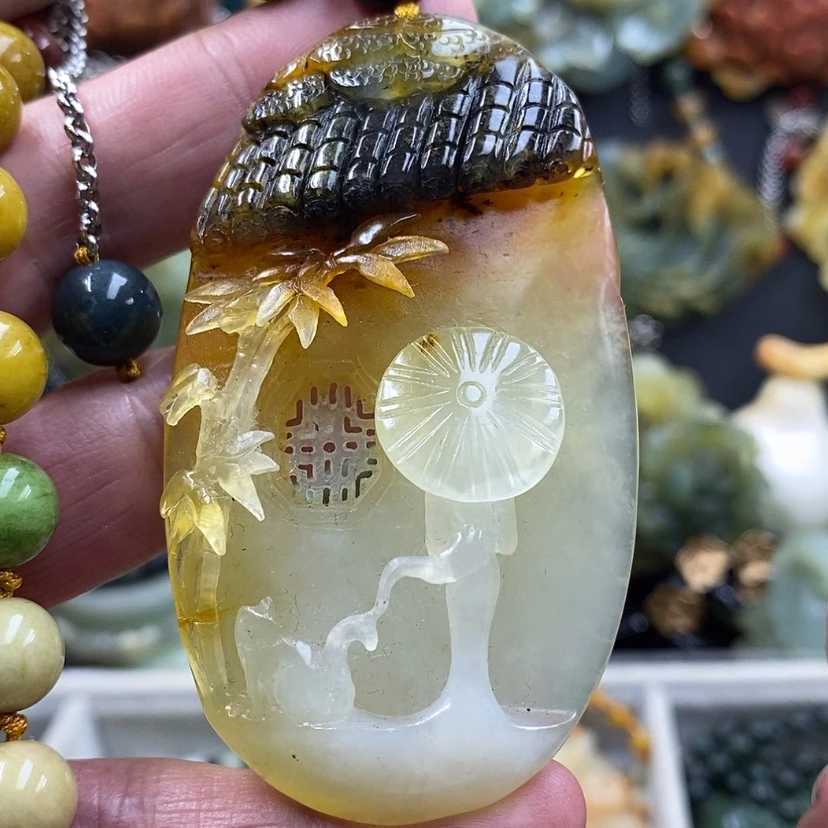 【闪购商品】未镶嵌岫玉吊坠
