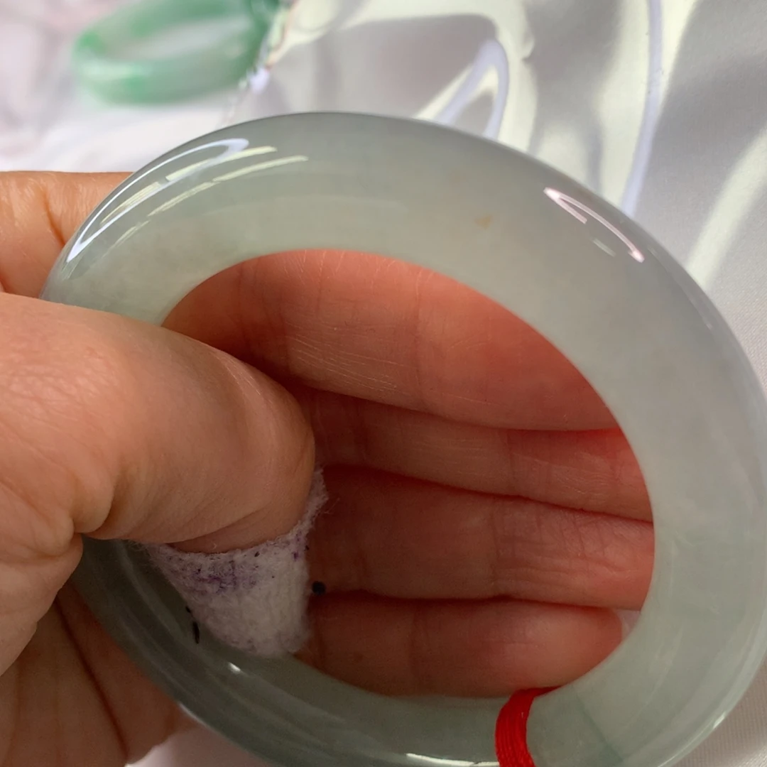 翡翠未镶嵌手镯翡翠手镯56.3