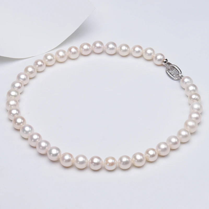 特选/无核到顶 典藏款 淡水珍珠 10.5-11.5mm  微瑕 链长45cm