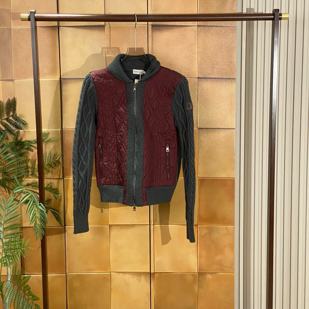 Moncler Magline  拼色羊毛针织衫/M码/99新/25932