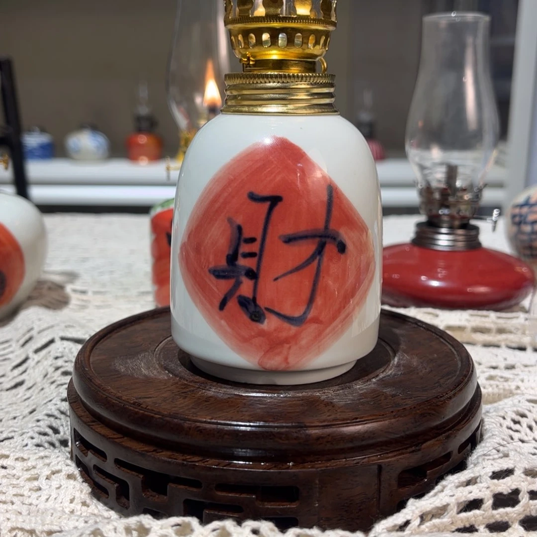 摆件景德镇陶瓷香薰灯